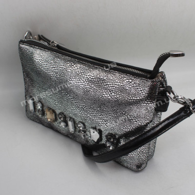Сумка крос-боді 855 silver