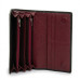 Жіночий гаманець W501-4 black-bordo