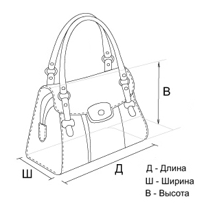 Замеры сумок